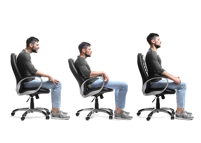 Falsch sitzen schädigt